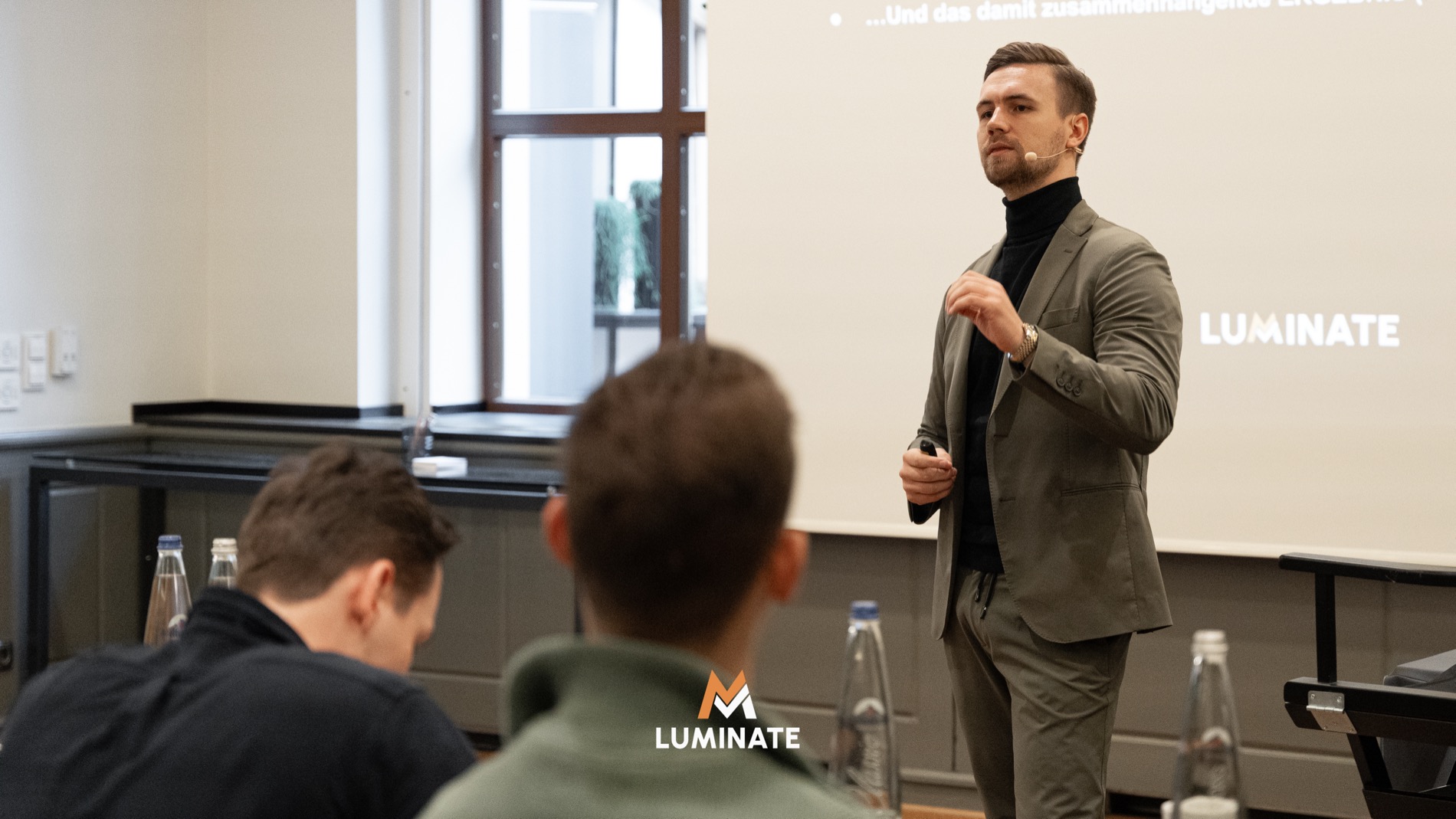 Luminate Vortrag und Team-Session